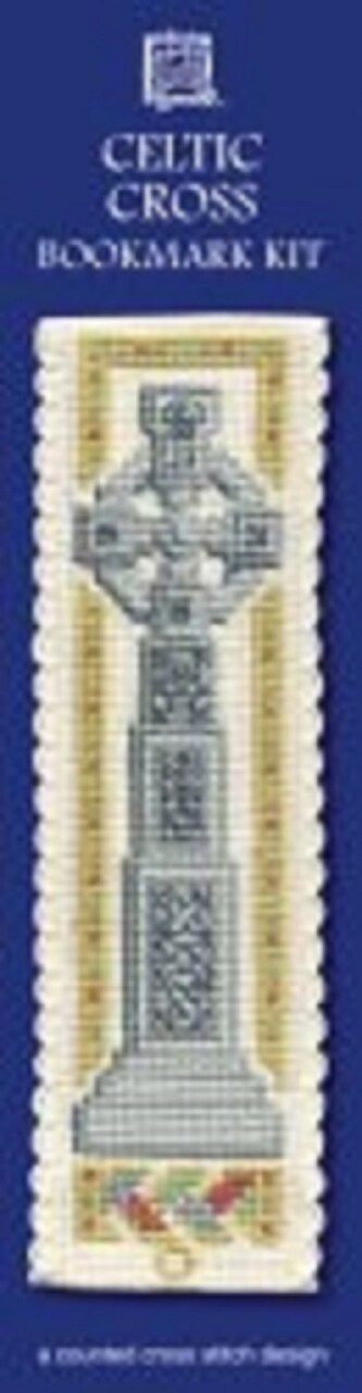 Textile Heritage Celtic Cross Counted Cross Stitch Bookmark Kit